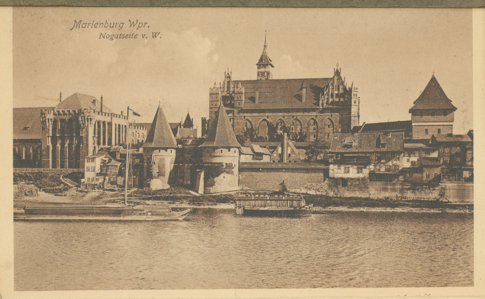 Marienburg i. Westpr., Die Marienburg von der Nogatseite