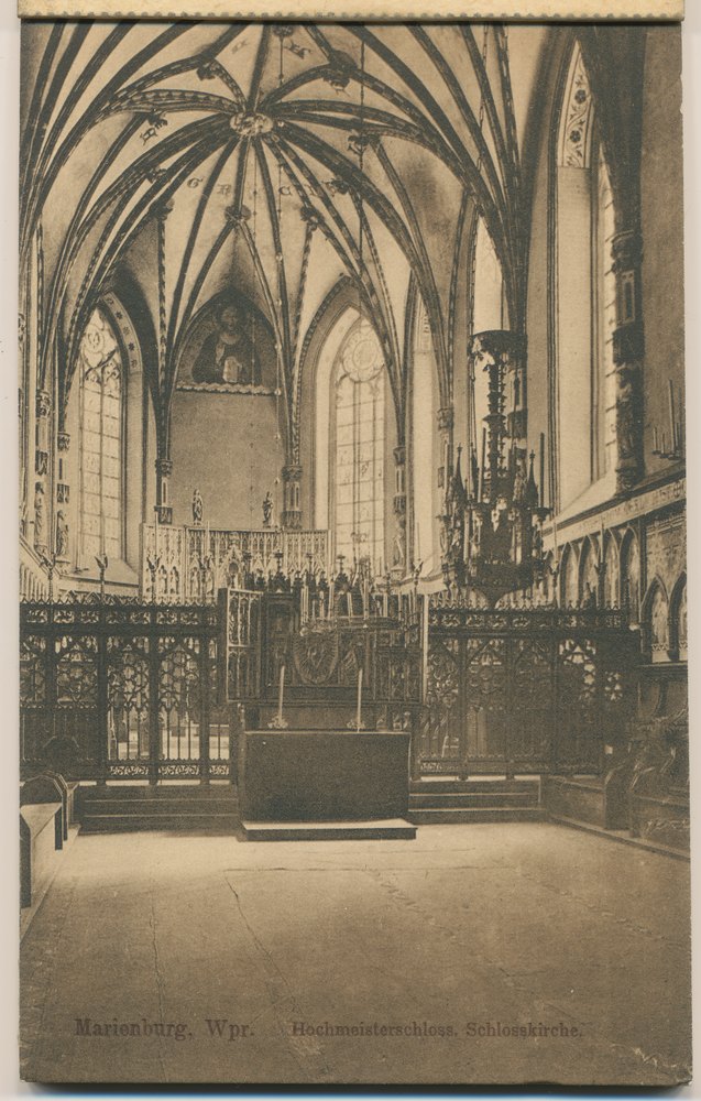 Marienburg i. Westpr., Die Marienburg, Schlosskirche, Innenansicht