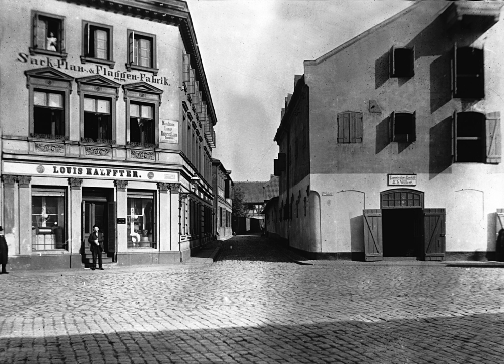 Königsberg, Speicher und Wohnhäuser in der Lastadienstraße