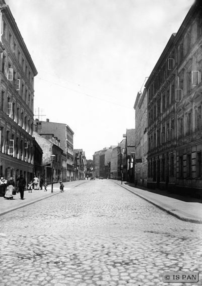 Königsberg (Pr.), Blick in die Vorderlomse mit den Häusern Nr. 1-22 und 40-25