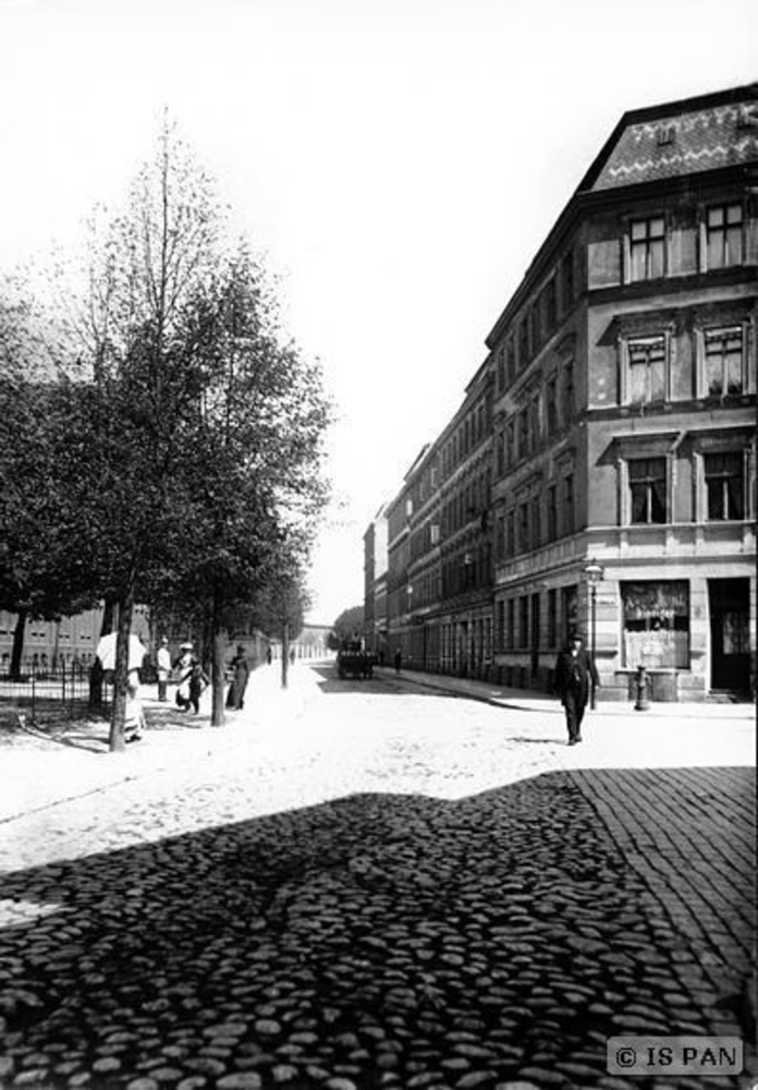 Königsberg (Pr.), Wrangelstraße mit den Häusern Nr. 43 und 11a-9