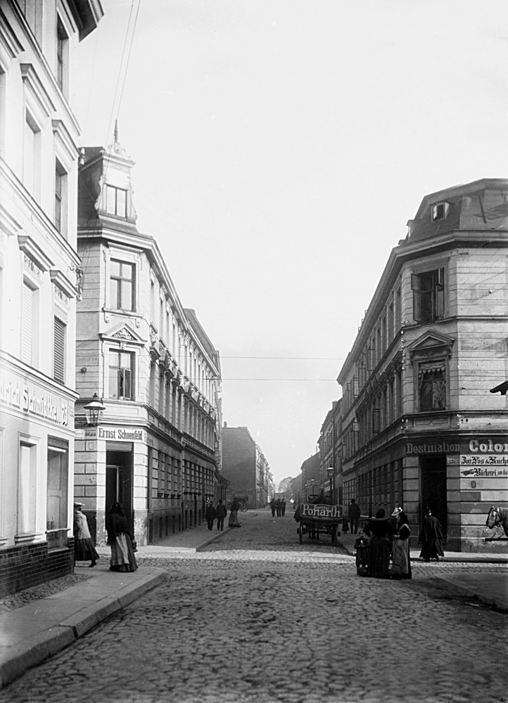 Königsberg, Yorkstraße mit den Häusern Nr. 74-96 und 29-1