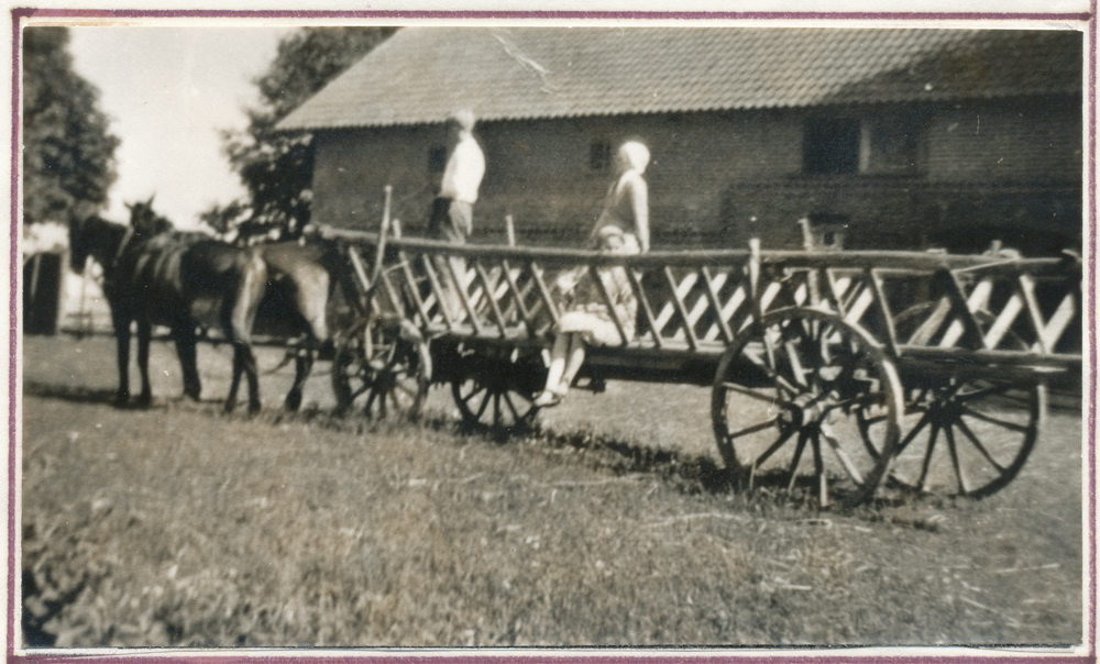 Didschiddern, Bauernhof Mertins, Leiterwagen