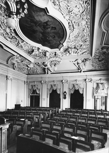 Königsberg, Sitzungssaal der Stadtverordneten im Kneiphöfschen Rathaus