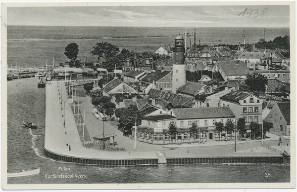 Pillau, Kurfürstenbohlwerk, Leuchtturm