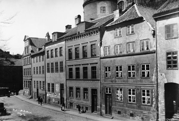 Königsberg, Bergstraße, Zustand vor dem Abbruch der Wohnhäuser für das Kaiser Wilhelm Denkmal