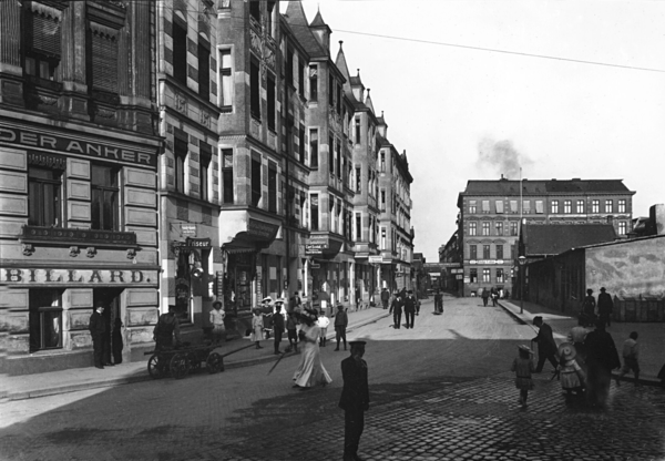 Königsberg, Börsenstraße und Köttelstraße