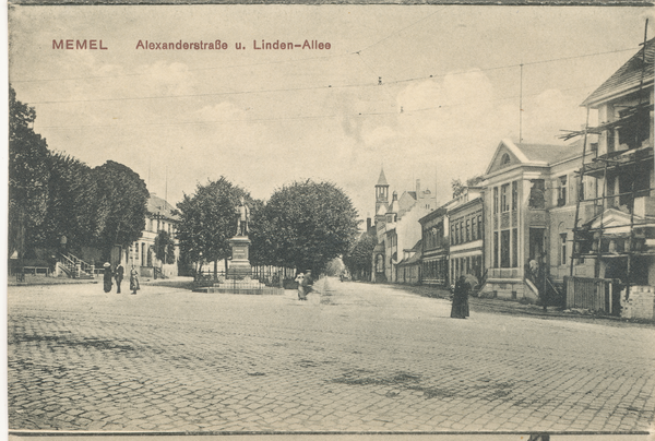Memel, Alexanderstraße und Lindenallee