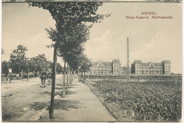 Memel, Stadt, Moltkestraße, Neue Kaserne (Infanterie-Kaserne)