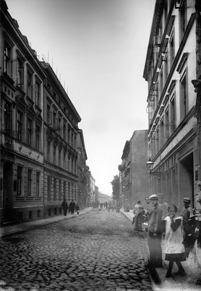 Königsberg, Blick in die Drummstraße, Häuser Nr. 9-21 und 34-22