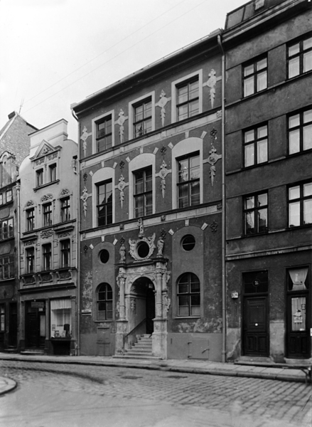 Königsberg, Manieristisch-barockes Wohnhaus Fleischbänkenstraße 35