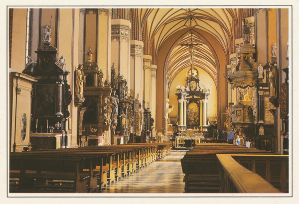 Frauenburg (Frombork), Dom, Innenansicht, Blick zum Altar