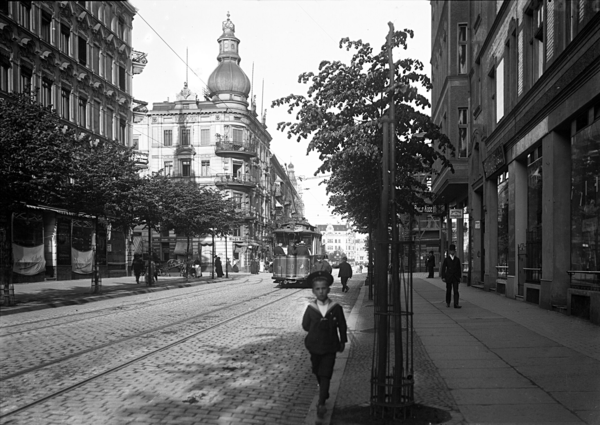 Königsberg, Perspektive der Kaiserstraße