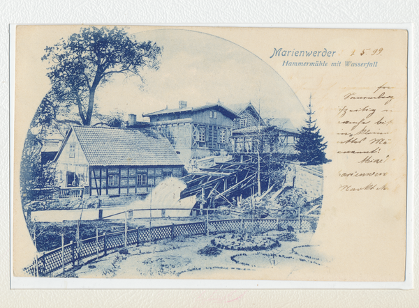 Marienwerder, Hammermühle mit Wasserfall