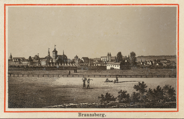 Braunsberg, Alte Stadtansicht, Gemälde