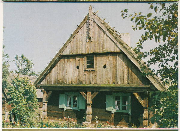 Hohenstein i. Ostpr., Freilichtmuseum, Giebelständerhaus