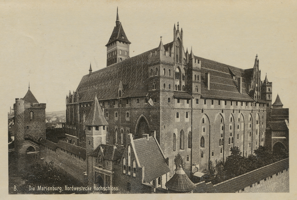 Marienburg, Hochschloss von Nordwest