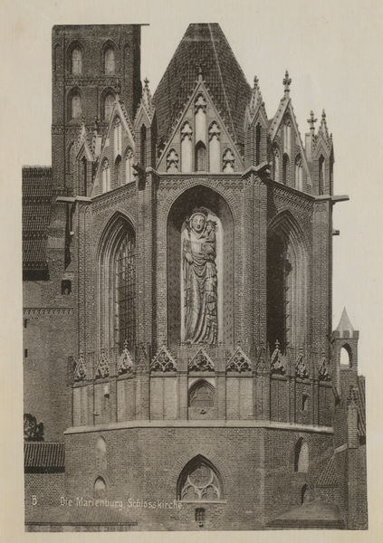 Marienburg, Westpr., Schlosskirche mit Marienbild