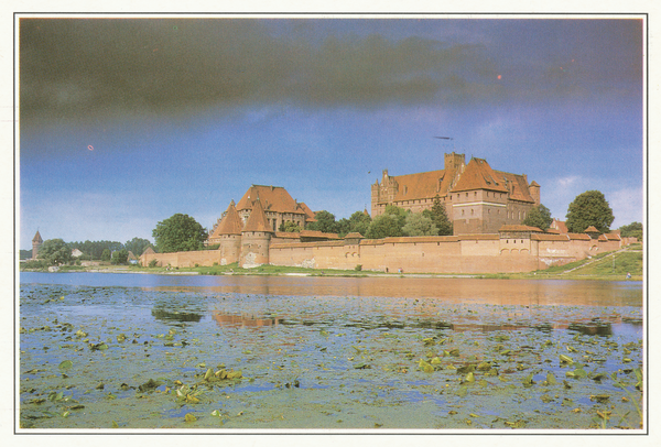 Marienburg, Westpr. (Malbork), Die Marienburg von der Nogatseite