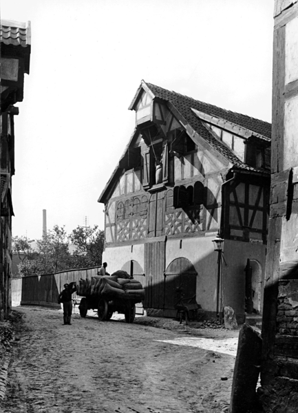 Königsberg, Kleiner Schäferspeicher an der Ecke 2. und 3. Laakspeicherquergasse