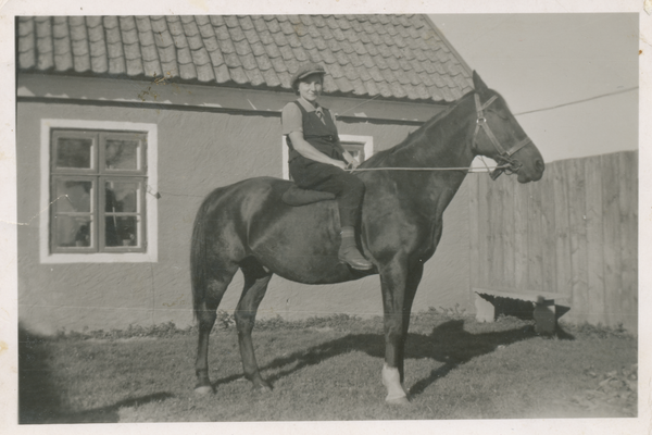 Austinlauken, Wohnhaus Klinger, Teilansicht von der Hofseite