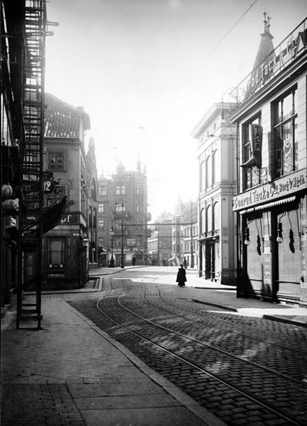 Königsberg, Teilansicht der Schmiedestraße