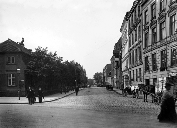 Königsberg, Blick in die Schnürlingstraße
