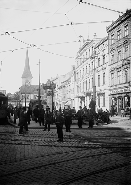 Königsberg, Ecke Steindamm und Poststraße