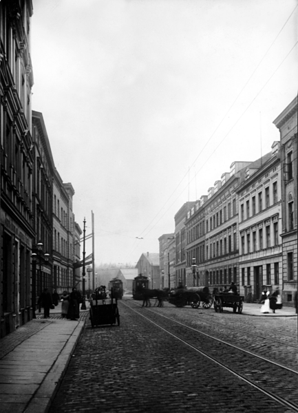 Königsberg, Steindamm  mit den Häusern Nr. 168-180 und 20-3
