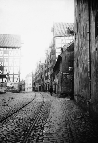 Königsberg, Speicher in der Altstädtischen Tränkgasse mit den Häusern Nr. 15-23 und 14-1