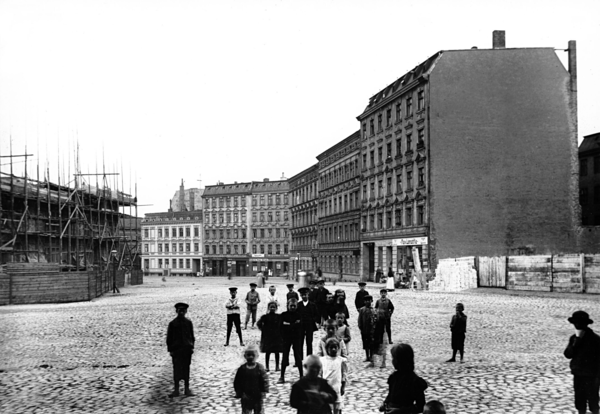 Königsberg, Viehmarkt mit den Häusern Nr. 3-8