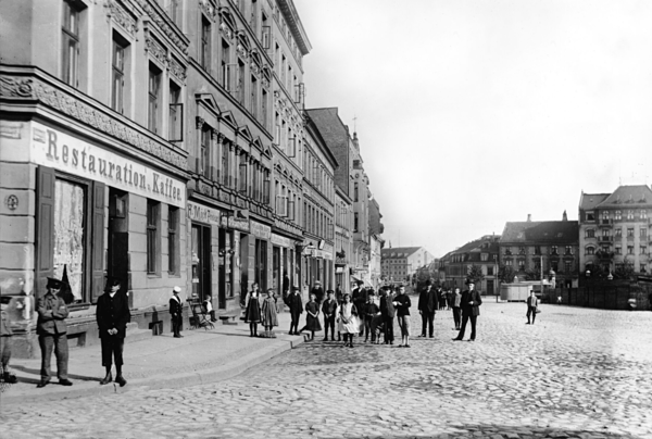 Königsberg, Viehmarkt mit den Häusern Nr. 10-18