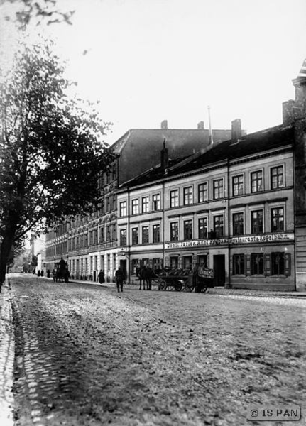 Königsberg (Pr.), Pferdegespann der Brauerei Ponath vor Adolf Krupkats Restaurant an der Wrangelstraße