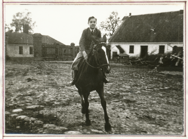 Marienhöhe Kr. Gumbinnen, Gutshof mit Reiter