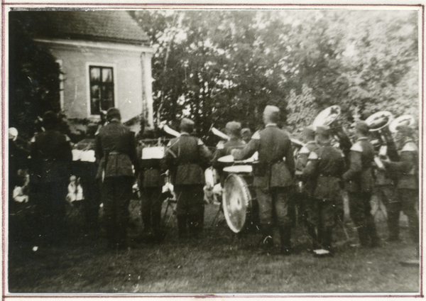 Marienhöhe Kr. Gumbinnen, Gutshaus, Einquartierung beim Herbstmanöver