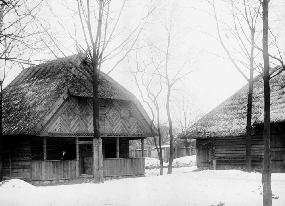 Königsberg, Freilichtmuseum der Provinz Ostpreußen, Gehöft aus Lankuppen Kr. Memel nach der Rekonstruktion