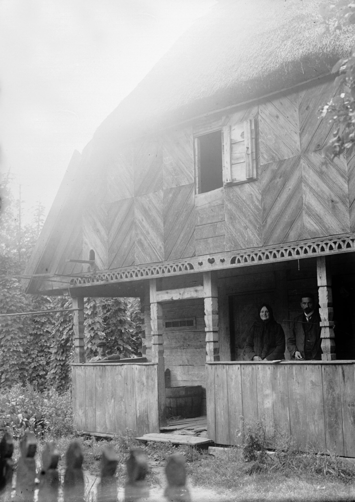 Königsberg, Freilichtmuseum der Provinz Ostpreußen, Klete aus Lankuppen Kr. Memel (Detail)