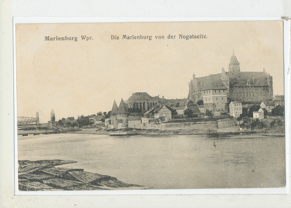 Marienburg, Westpr., Die Marienburg von der Nogatseite