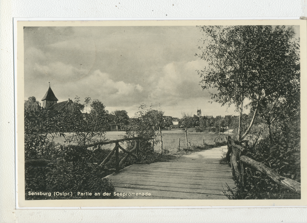 Sensburg, Partie an der Seepromenade