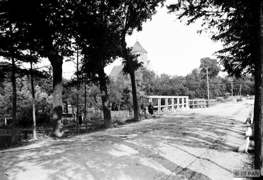 Mühlhausen Kr. Preußisch Holland, Brücke über die Baude (Donne)