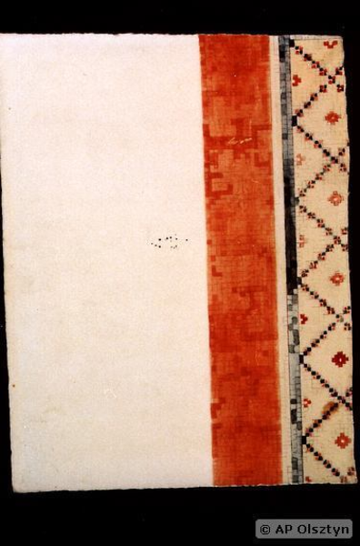 Königsberg (Pr.), Dom, Fragment gotischer Fresken im Hohen Chor