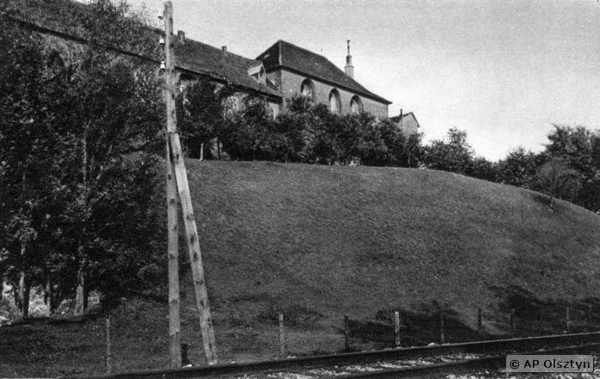 Lochstädt, Ordensburg, Teilansicht des Südflügels