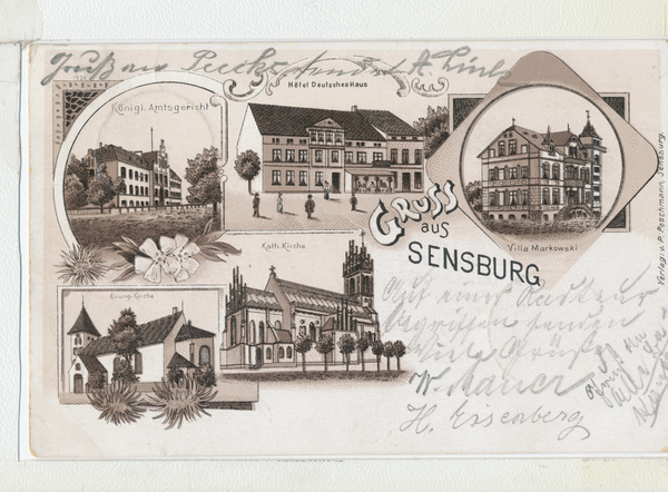 Sensburg, 5 verschiedene Motive