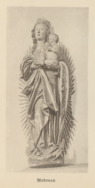 Medenau, Ev. Kirche, Figur der Muttergottes vom ehemaligen Hochaltar