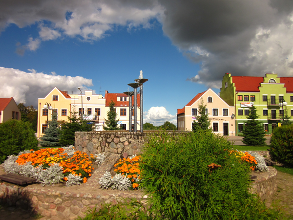 Saalfeld (Zalewo), Marktplatz