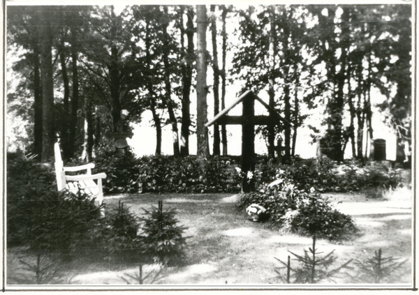 Schulzenwalde, Domäne, Friedhof mit Grabstätte Oberamtsmann Hotop