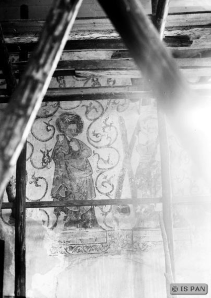 Marienfelde Kr. Preußisch Holland, Ev. Kirche, Fragment der gotischen Wandmalereien