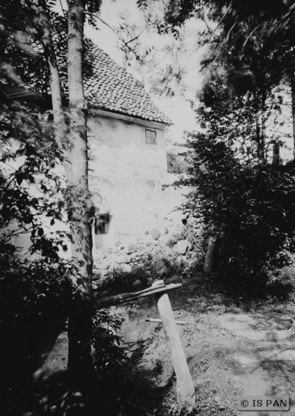 Marienfelde Kr. Preußisch Holland, Alte Wassermühle, Teilansicht der Südseite, Ansicht von Süden