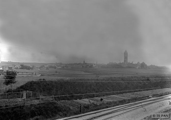 Mehlsack, Stadt, Ortsansicht von Norden