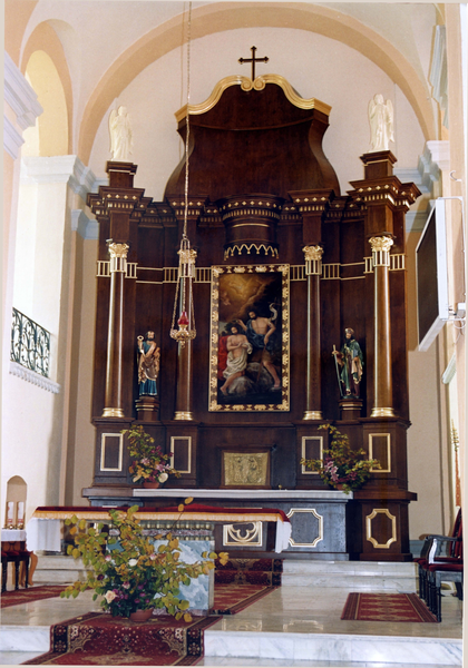 Bischofsburg, Kathol. Kirche, Hochaltar, neu